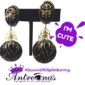 Img: comfortable clip on earrings just the right size.