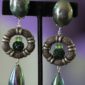 Emerald Green Clip earrings